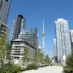  Apartment Stylish Downtown Near Cn Tower - Free Parking